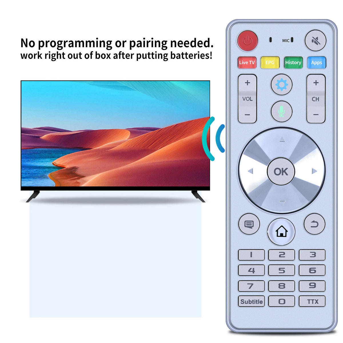 ERF6A31 169863 Remote Control For Hisense TV EN3Y39H 40K390PA 50K390PAD
