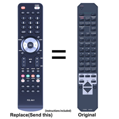 Replacement Remote Control For Yamaha CDR2 V640560 CDR-D651 CD Recorder