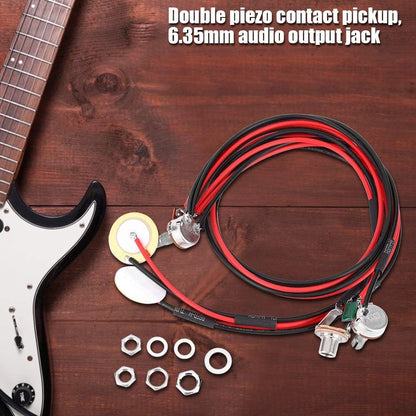 Pickup, Patch Pickup With Volume & Tone Control Sound Effect Parts Universal...