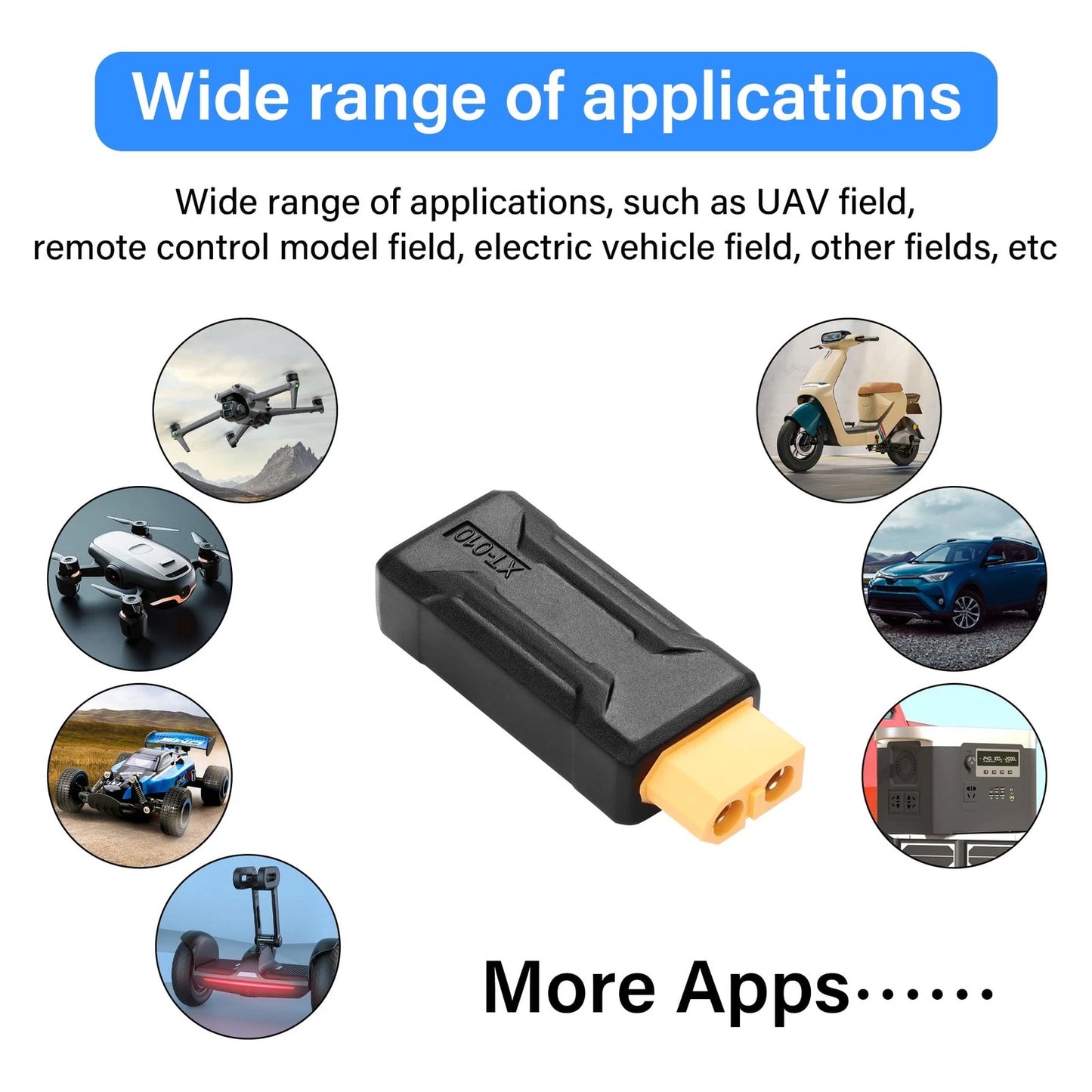 SinLoon 2 Pack XT60 Male to Female Connector Adapter Wireless Adapter...