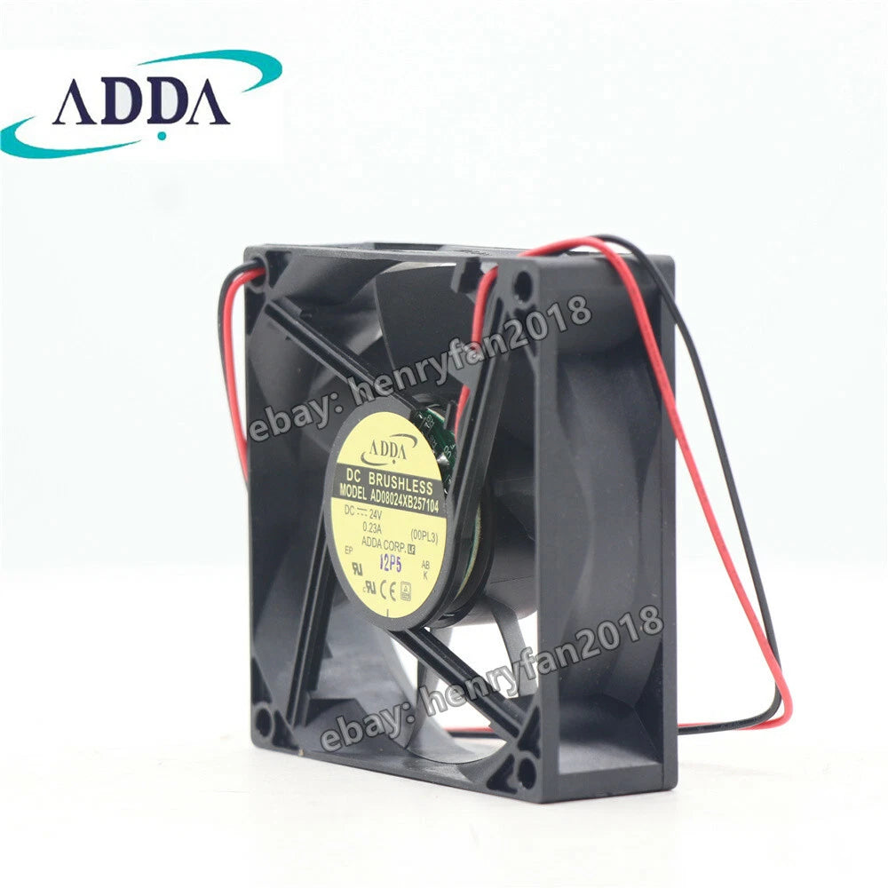 ADDA AD08024XB257104 AD0824UB-A71GL Axial Fan 24VDC 0.23A 80*80*25MM Cooling Fan