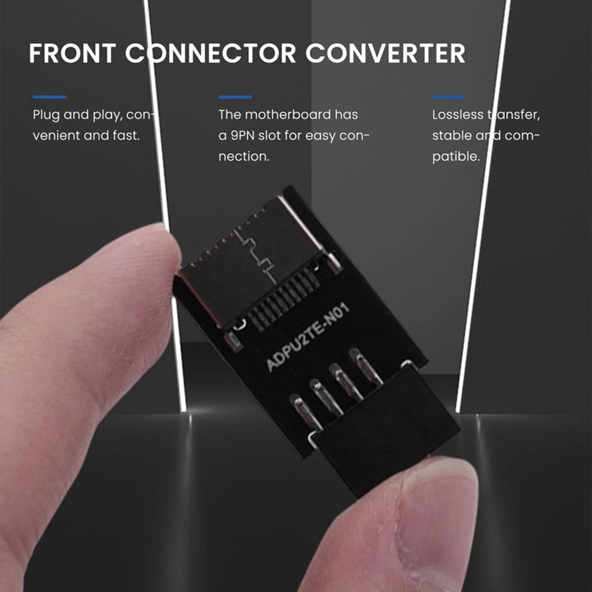 Motherboard USB2.0 to TYPE-C A-KEY Connector Converter Adapter Extender Card F