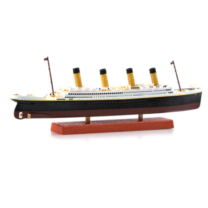 White and Yellow 1/1250 Diecast TITANIC Cruise Ship Boats Boat Alloy Model