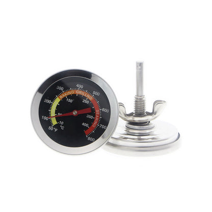 BBQ Smoker Temperature Gauge 2 Pack Thermometer 50F 800F Metal Dial for Grill