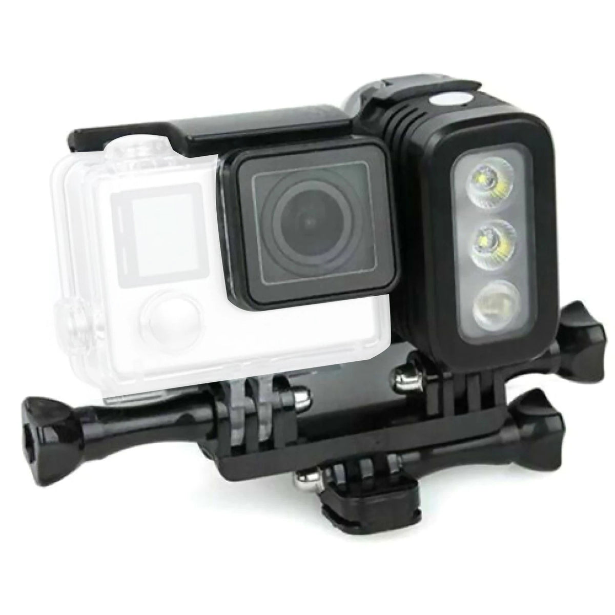 30M Waterproof Diving LED Surfing Light Lamp For GoPro Hero 10/8/9/7/6/5 Camera