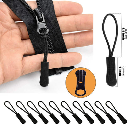 EuTengHao 169Pcs Zipper Repair Kit Replacement Silver/Gold/Black