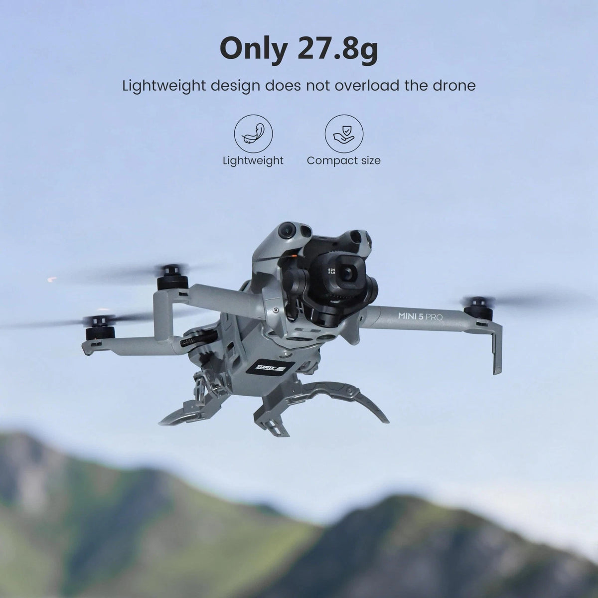 STARTRC Landing Gear for DJI Mini 5 Pro Accessories, Foldable Extended Quick...