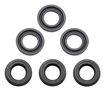 6-Pack AR2235 Pressure Washer Water Seal Kit for Briggs & Stratton & black