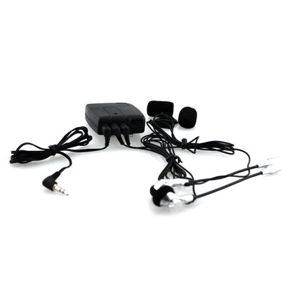 Motorcycle Helmet to Helmet Intercom Host Headphone Walkie-talkie Front & Rear
