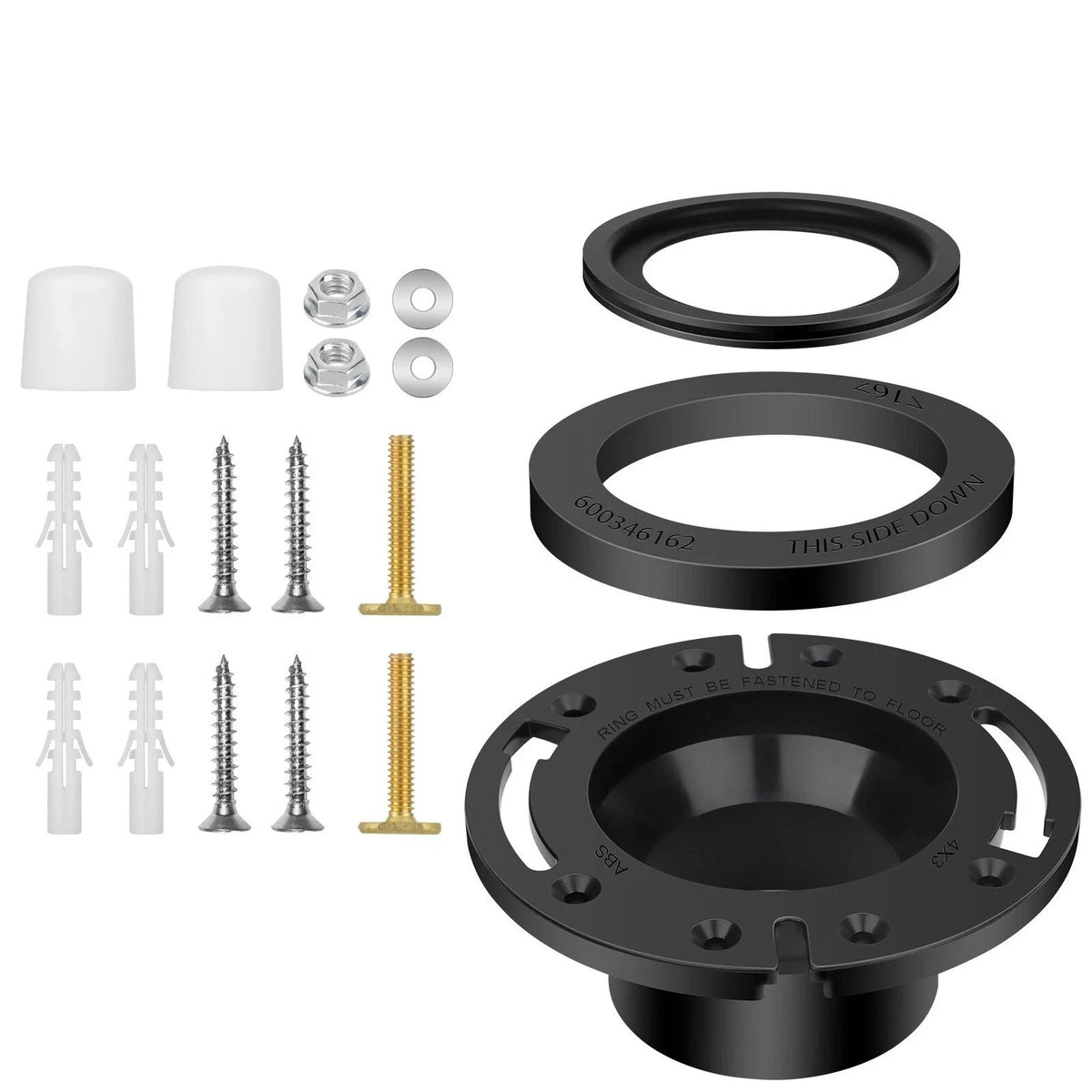 Toilet Seal Flange Kit For Dometic 300 310 320 RV Series Flush Seal 385311652