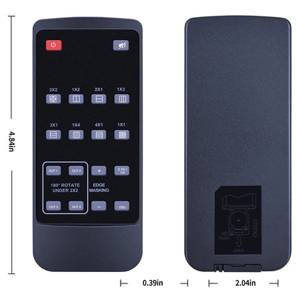 Remote Control For PORTTA HDMl Video Wall Controller 2x2 4K RS232 N14VW