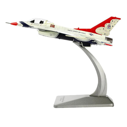 1/100 F-16 Fighting Falcon Thunderbirds Alloy Model 15.5cm Desk Top Gift