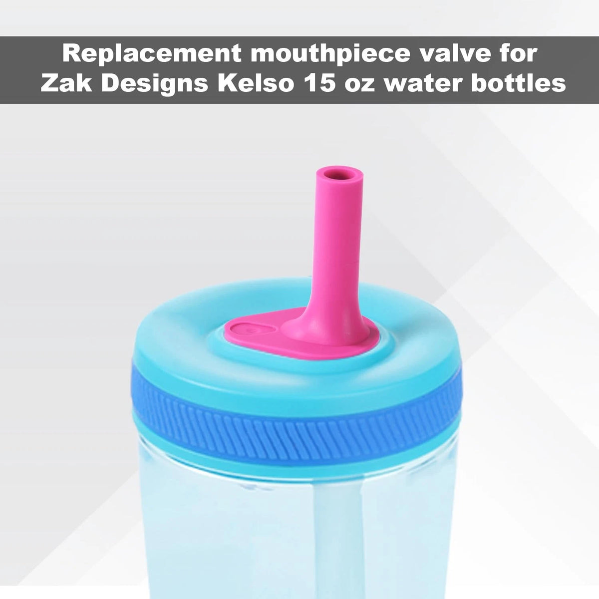 Goktvai 8pcs Replacement Bite Valve for Zak Designs Kelso 15oz, Rose Red