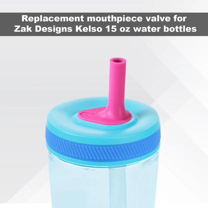 Goktvai 8pcs Replacement Bite Valve for Zak Designs Kelso 15oz, Rose Red