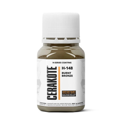 CERAKOTE (Oven Cure) H-Series Burnt Bronze Tester (4 oz), H-148 BURNT BRONZE