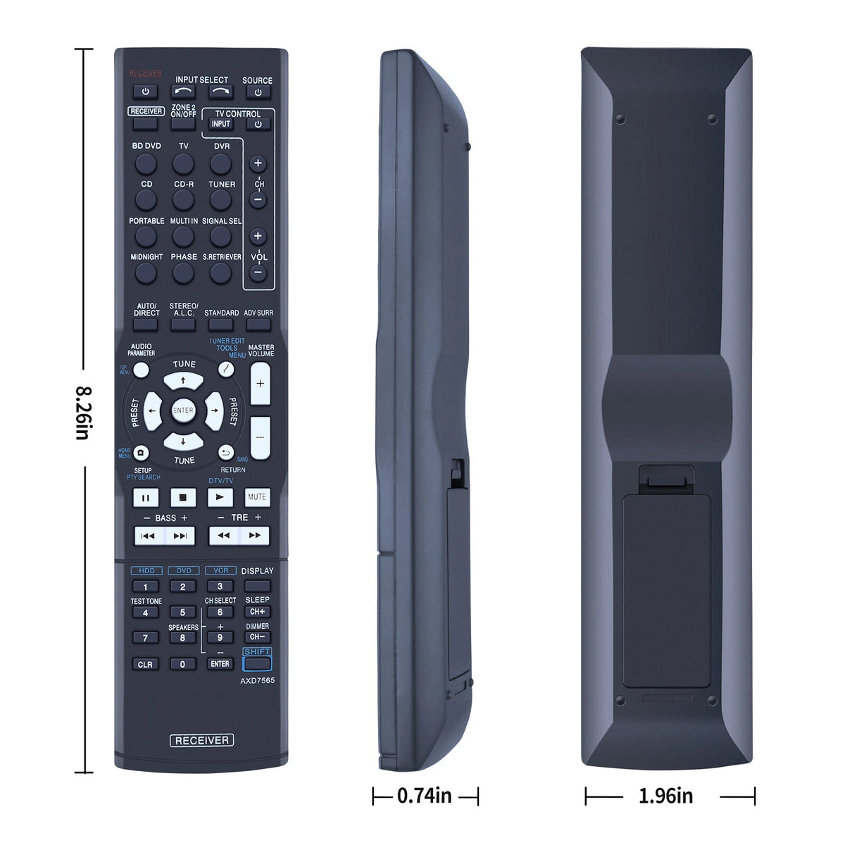 AXD7565 For Pioneer AV Receiver Remote Control VSX-520-K VSX-921-K VSX-821