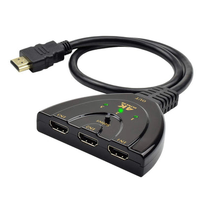 2.97Gbps Bandwidth 4K 1080P HDMI 3 Port HD Converter Auto Video Switch Switcher