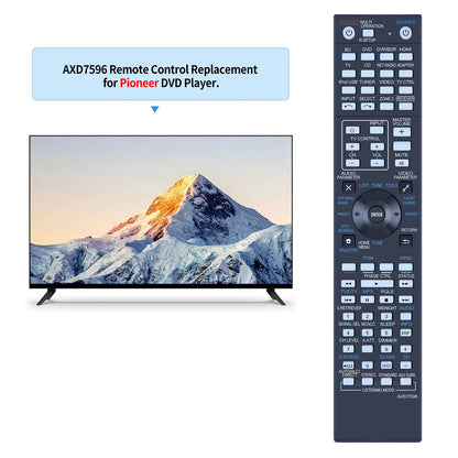 AXD7596 Remote Control For Pioneer AV Receiver SCLX75 VSX918V VSX1020K