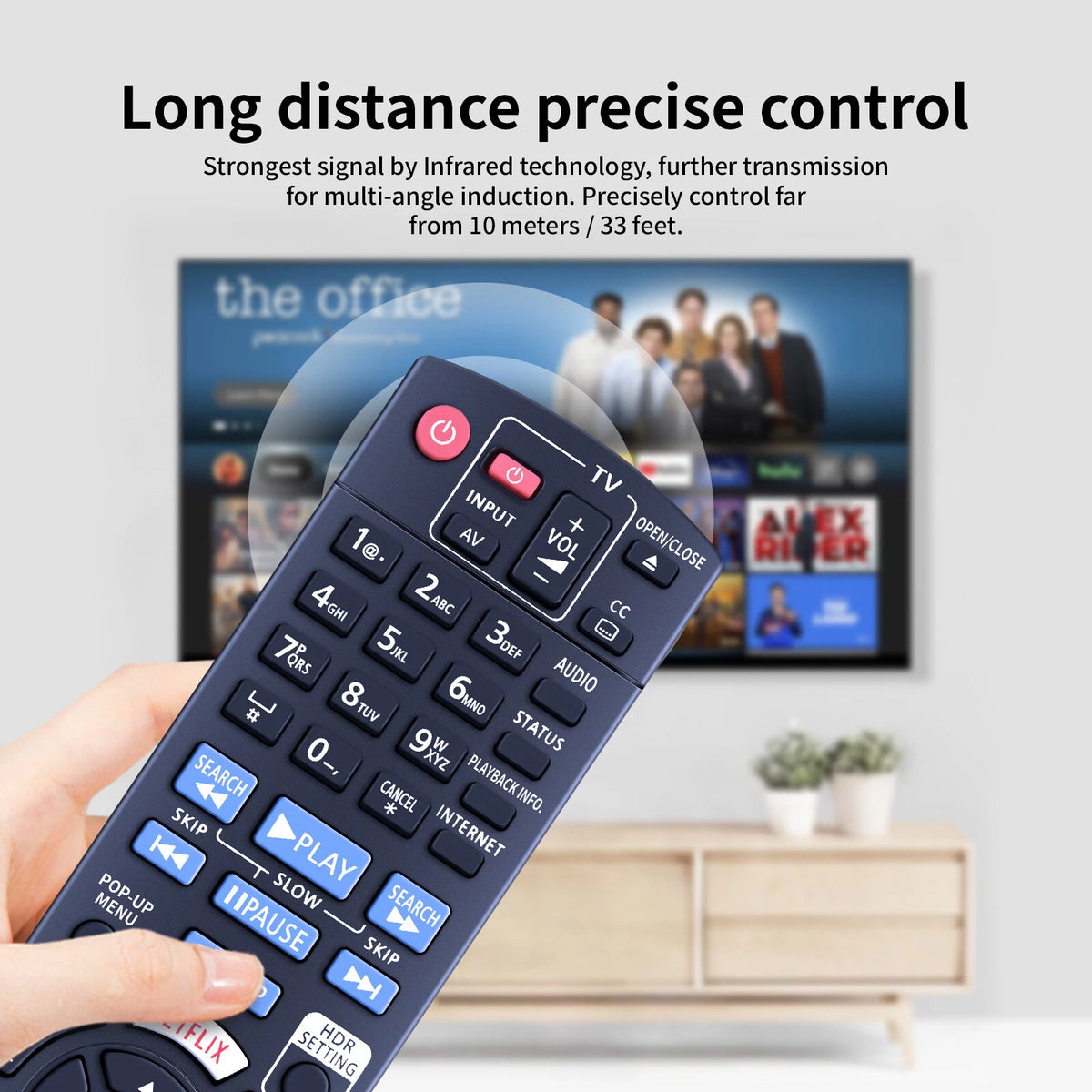 N2QAYB001206 Remote Control For Panasonic Player IR6 DPUB820K