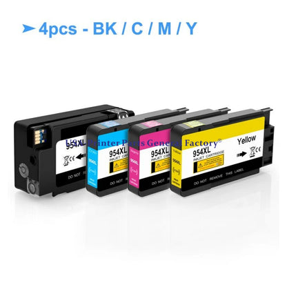 4PC HP 954XL Ink Cartridge For HP Officejet Pro 7740 8725 8210 8702 8710 8720