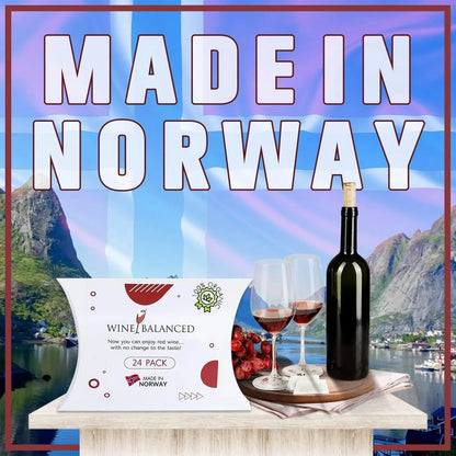 Wine Balanced Norway's Secret Filter | Triple Award-Winner | No 24 Pack