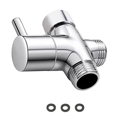 Solid Metal Water Divider 1/2in Connection for Handheld Fixed Head Switching