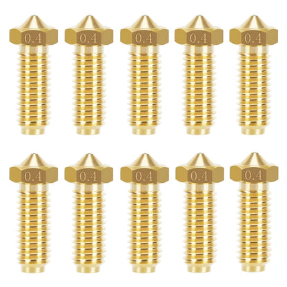 10PCS Brass Nozzles for Anycubic Kobra 2, 3D Printer Parts 0.4mm...
