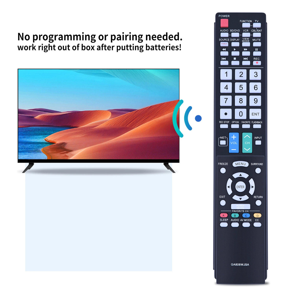 GA806WJSA Remote Control For Sharp TV LC40LE700UN LC46LE700UN LC52LE700UN