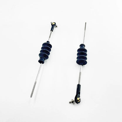 Gracilaria 4 Set RC Boat Push Rod Kit M2 Tie End with Rubber Seal Bellow...