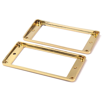 2X Guitar Gold Humbucker Pickup Rings Frames Fit For Les Paul SG ES DOT