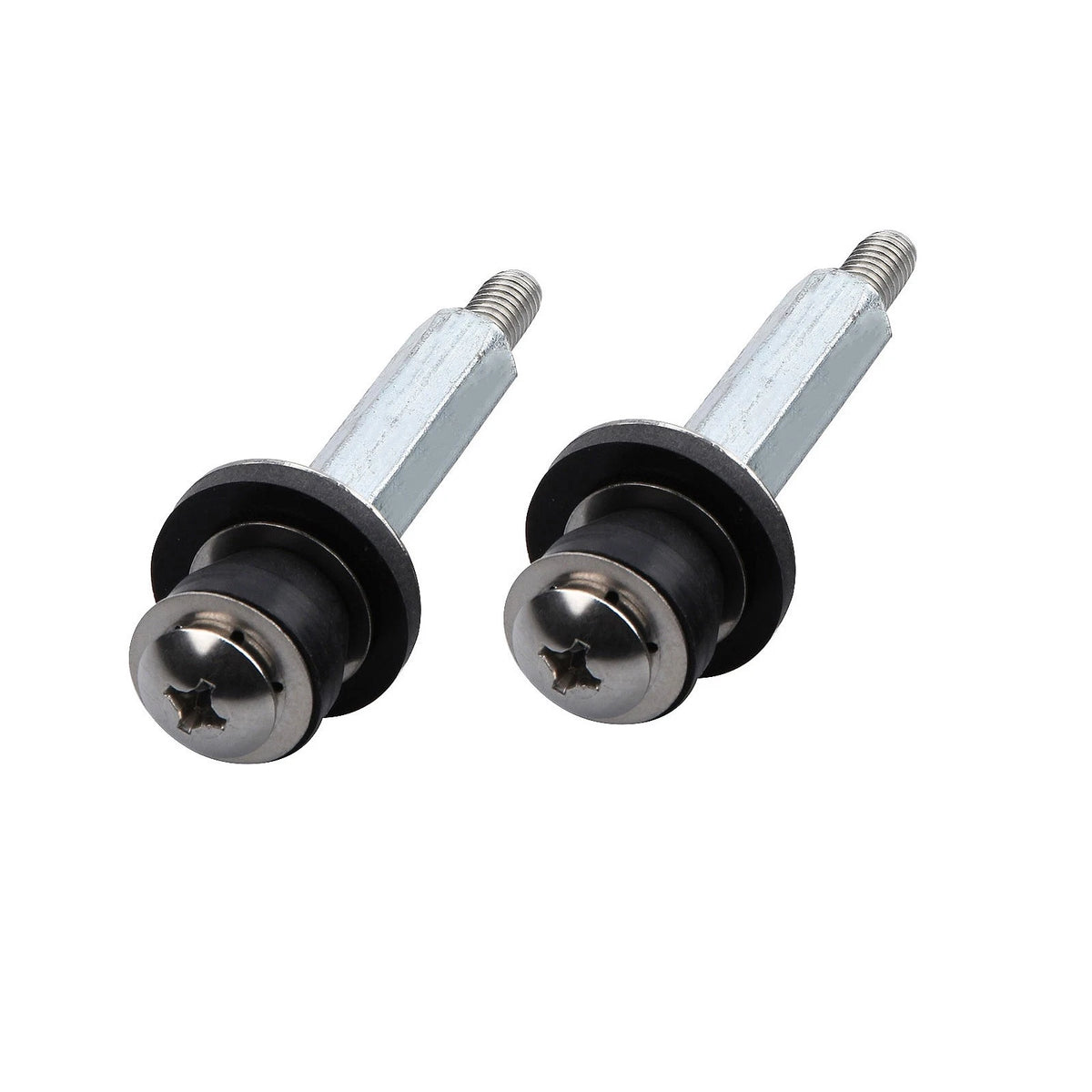 2PCS Stainless Steel Toilet Seat Bolts Kit, Easy Install Metal Screws for Repair