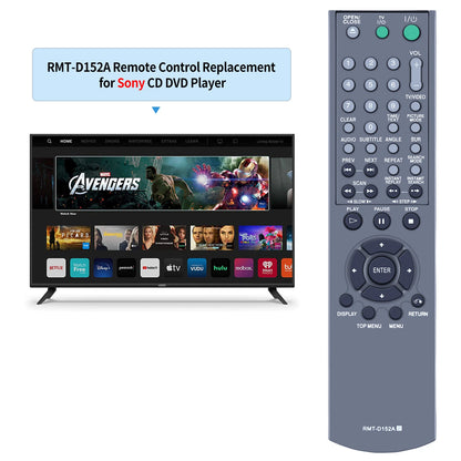 RMT-D152A For Sony CD DVD Player Remote Control DVP-NS325 DVP-MS67 DVP-CX995V