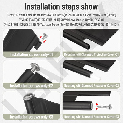 534779001 16'' Rear Skirt/Guard Flap Compatible with Ryobi, for 40V 20...