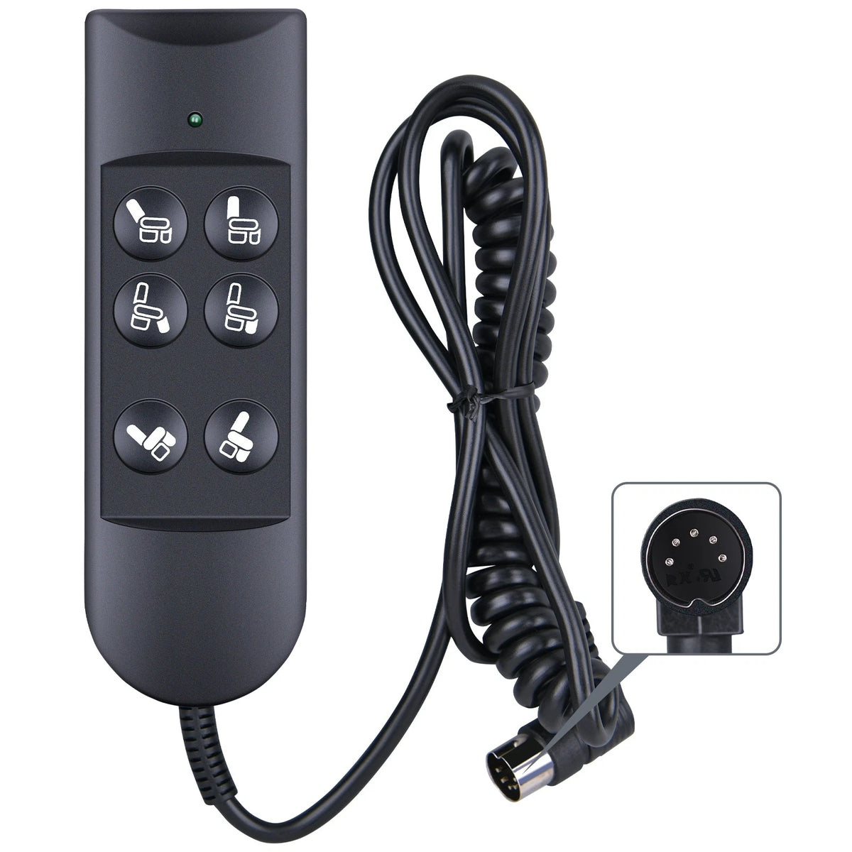 6 Button 5 Pin Prong Remote Handset Hand Control for Lift Chairs Power Recliners