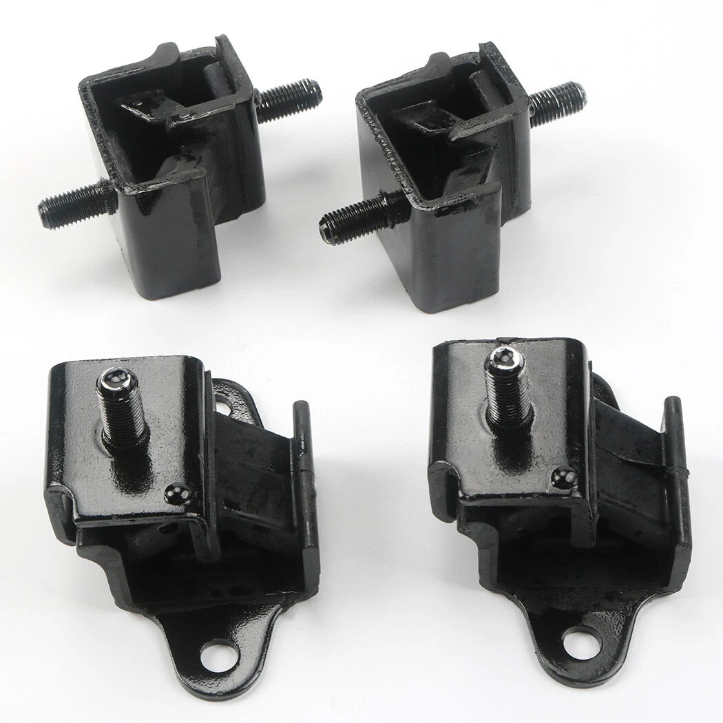 Set of Engine Mounts Front &Rear For Yamaha Gas Golf Cart G2,G8,G9,G14 1985-1995