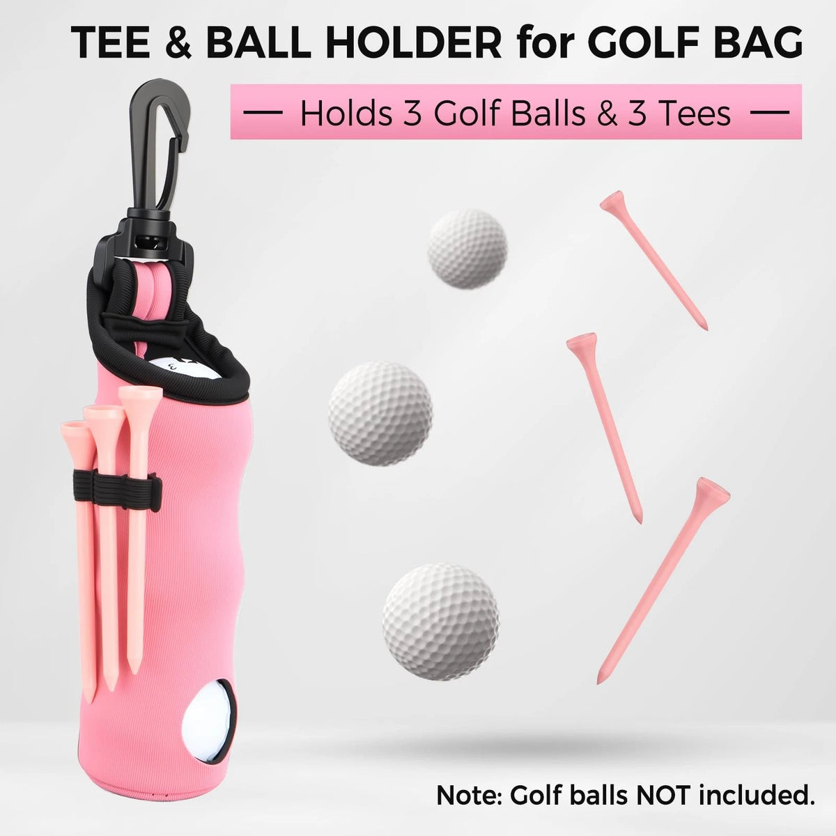 Pink Golf Accessories for Women, Acrylic Paint Ink 16 Pcs