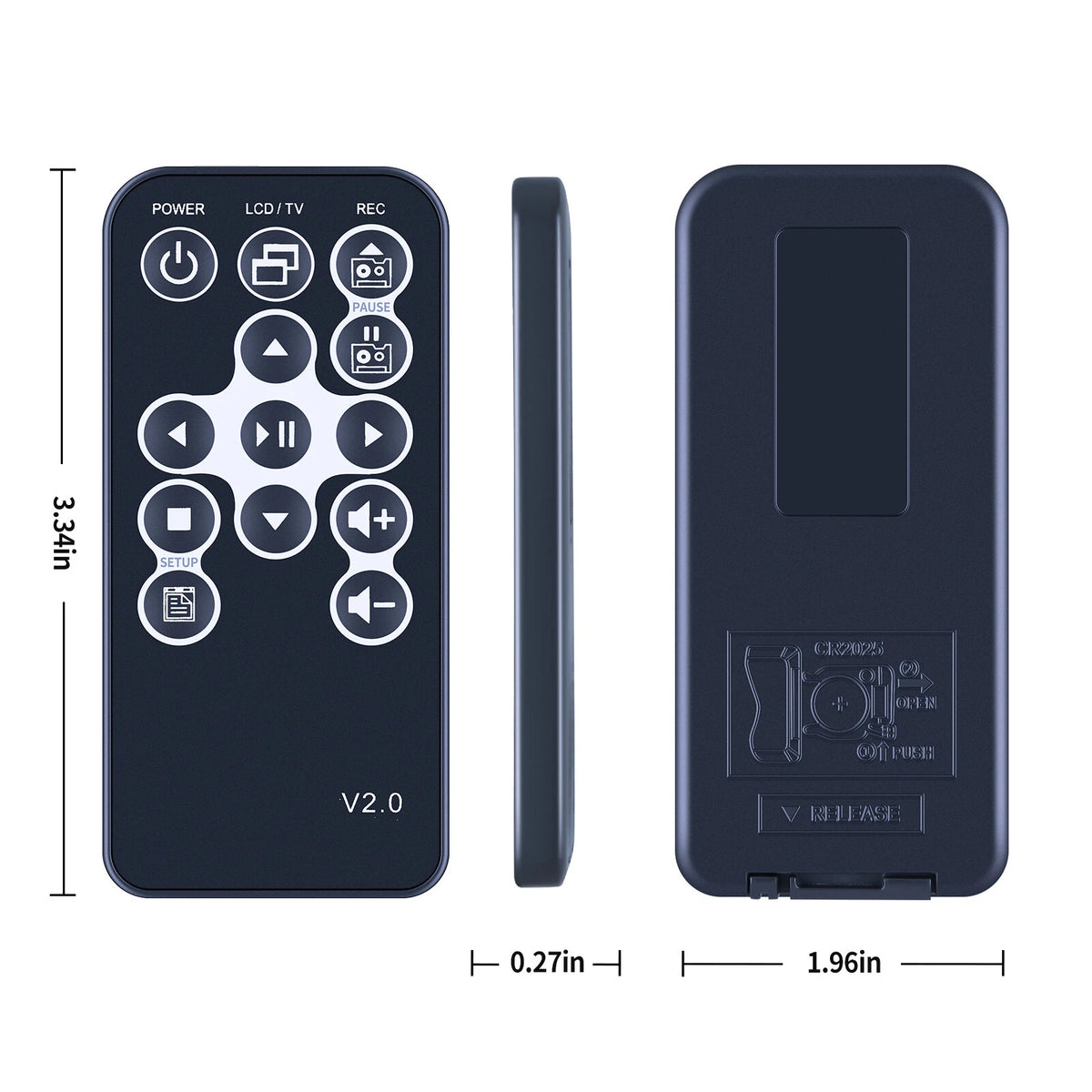 Wireless IR Remote Control For Lawmate PV800 PV1000 PV700 PV806 PV-500 PV500