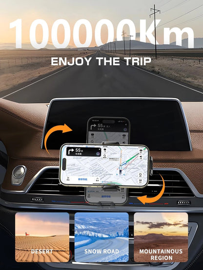 Topmake Car Phone Holder Mount,【2025 Upgrade】 3-in-1 Cell black