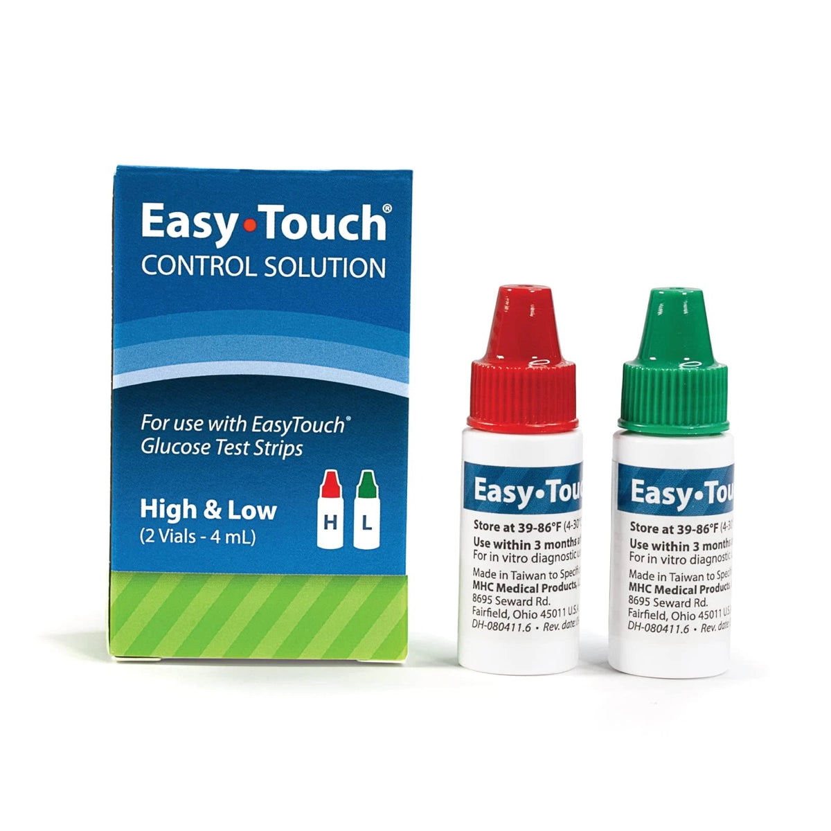 Easy Touch Control Solution Glucose Monitor Kit - Hi & 1 Count (Pack of 1)