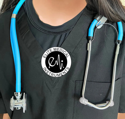 EMI EBE-340 Sprague Rappaport Stethoscope with Black Aneroid Baby Blue/Black