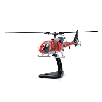 1:100 Diecast Alloy For Aerospatiale Gazelle SA341/342 Helicopter Model Toy