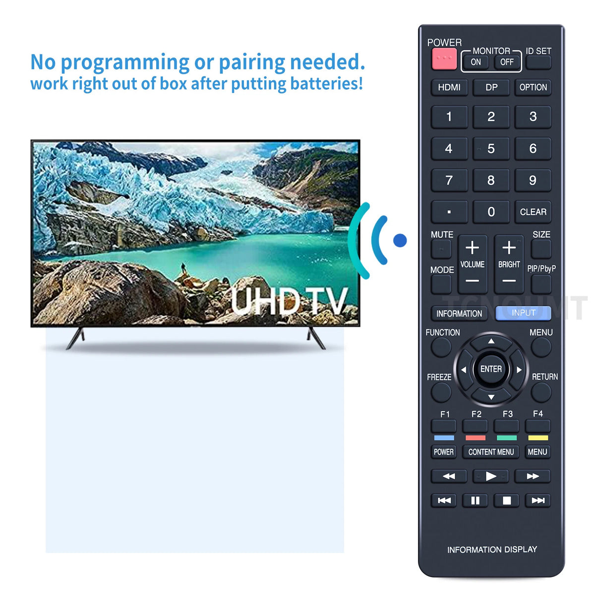 RRMCG1019MPPZ Remote Control For Sharp Information Display PN-HW551