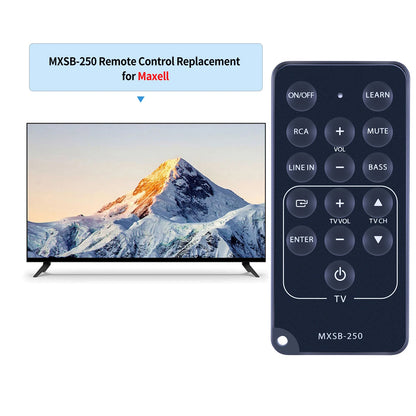 Replacement Remote Control For Maxell MXSB-250 Digital Soundbar TV Speaker