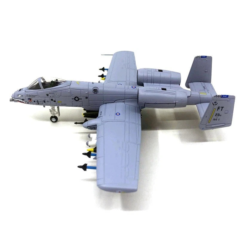 1/100 A-10 Attack Aircraft Thunderbolt II Fighter Alloy Plane Model Scene Gift