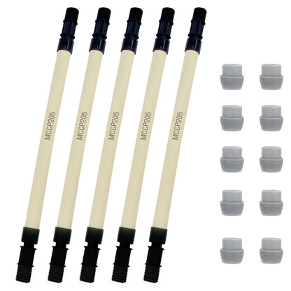 5 Sets of MCCP205 Pump Tube & 1/4" UCAK200 Ferrule Replacement for Stenner...