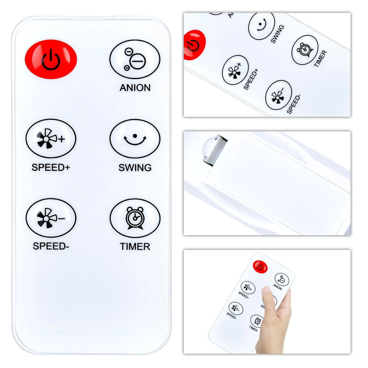 Remote Control For Cobuy Bladeless Tower Fan,Air Circulator Cooling Fan