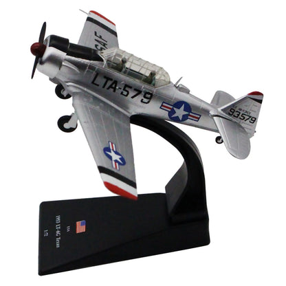 1/72 WWII USA 1953 T6 LT-6G Texan Fighter Aircraft Model Military Collection D