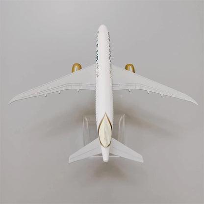 1/400 16cm Aircraft GULF B787 Alloy Plane Model Civil Airlines Ornaments Craft d