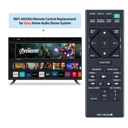 RMT-AM330U Remote Control For Sony Audio System MHC-V11 MHC-V13 MHC-M20