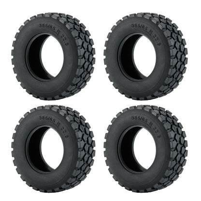 4* Rubber Tires Tyres For Tamiya 1/14 RC Tractor Truck Car Repair Parts